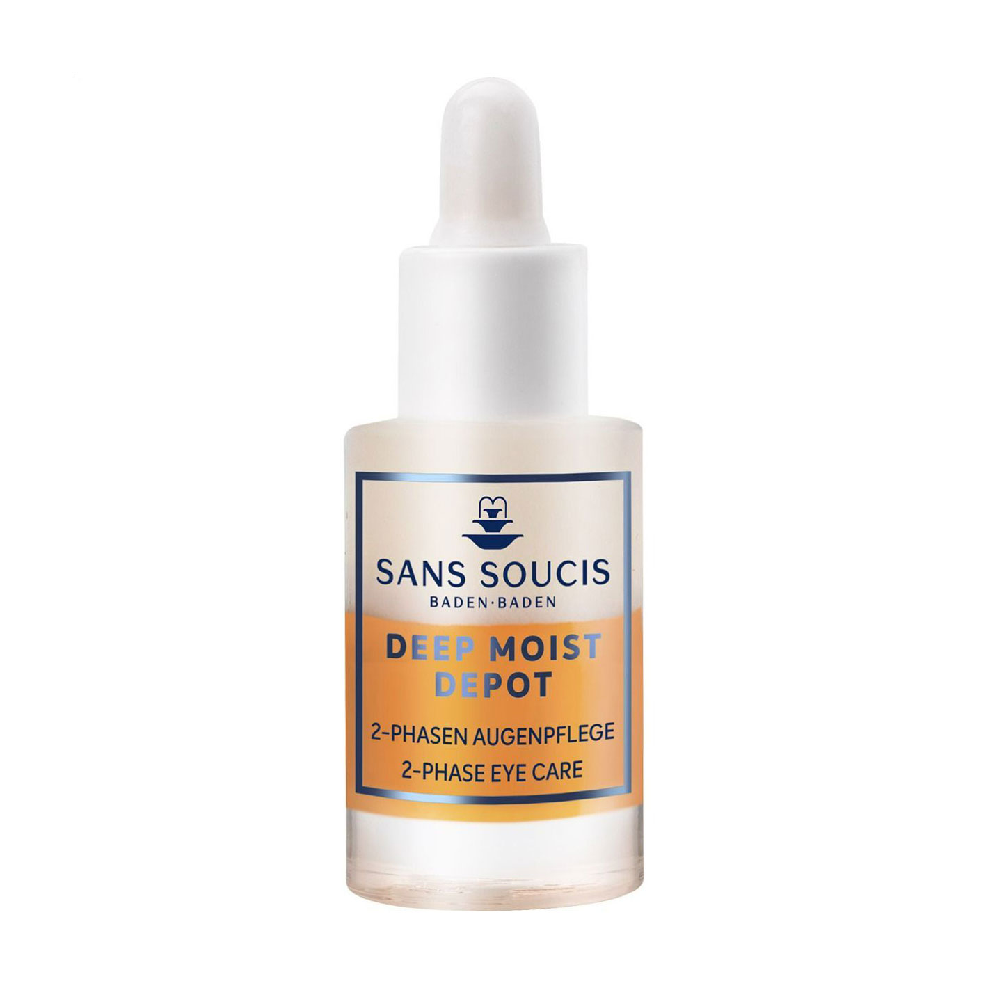 Зволожувальний двофазний концентрат для шкіри навколо очей Sans Soucis Deep Moist Depot 2-Phase Eye Care, 8 мл